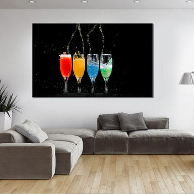 Pintura de lienzos modernos pintados a mano Arte de pared sin marco para decoración de paredes