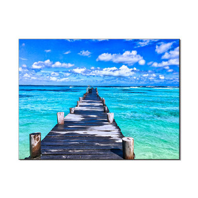 Pintura al óleo de paisajes multicolores hecha a mano en lienzo con diferentes imágenes Decoración del hogar