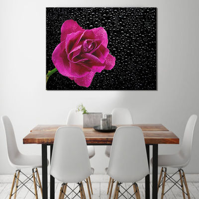 Gran tamaño Flores diferentes imágenes pintura al óleo hecha a mano Impresiones de lienzo para decoración de paredes