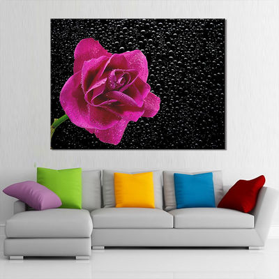 Gran tamaño Flores diferentes imágenes pintura al óleo hecha a mano Impresiones de lienzo para decoración de paredes