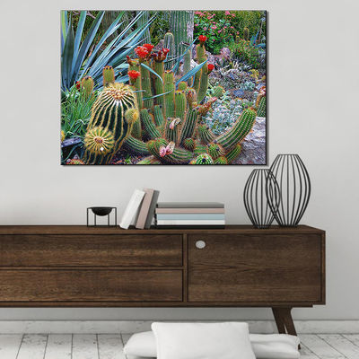 Plantas verdes Impresiones de lienzo Decoración de paredes Imágenes diferentes Pintura al óleo hecha a mano Impresiones de lienzo para decoración de paredes