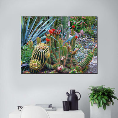 Plantas verdes Impresiones de lienzo Decoración de paredes Imágenes diferentes Pintura al óleo hecha a mano Impresiones de lienzo para decoración de paredes