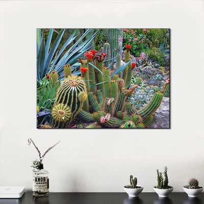 Plantas verdes Impresiones de lienzo Decoración de paredes Imágenes diferentes Pintura al óleo hecha a mano Impresiones de lienzo para decoración de paredes