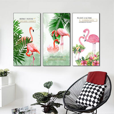 Impresiones de lienzo Decoración de paredes de marco de madera Tres paneles Productos populares de decoración del hogar Diseño minimalista moderno