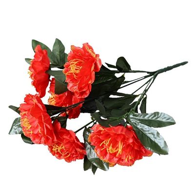 Flores artificiales duraderas Rosas rojas para la decoración del hogar