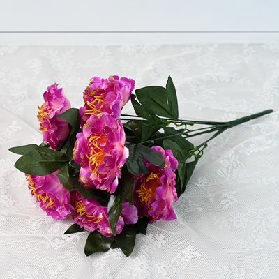 Flores artificiales duraderas Rosas rojas para la decoración del hogar