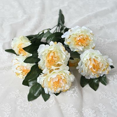 Flores artificiales duraderas Rosas rojas para la decoración del hogar