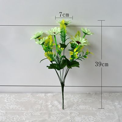 Flores artificiales duraderas, duraderas y hermosas, flores de plástico con colores diferentes