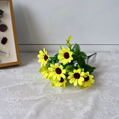 Flores artificiales duraderas, duraderas y hermosas, flores de plástico con colores diferentes