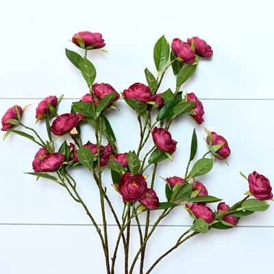 Flores pequeñas Flores artificiales duraderas para decoración de interiores y exteriores Flores populares en la fiesta