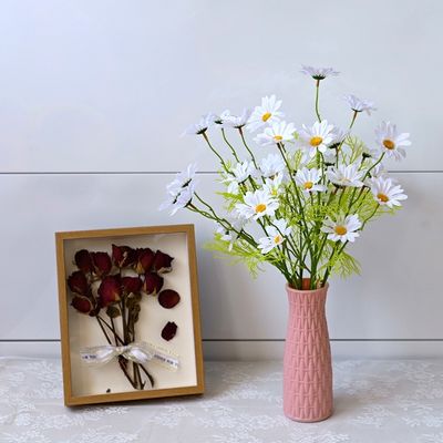 Pequeñas diosesas Flores para decoración interior y exterior Flores artificiales a largo plazo para decoración de bodas