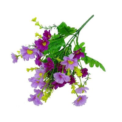 Pequeñas flores de color púrpura para decoración interior y exterior