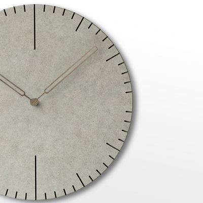 Nordic Popular Reloj de pared de madera láser Reloj Mdf Decoración interior Salón de estar