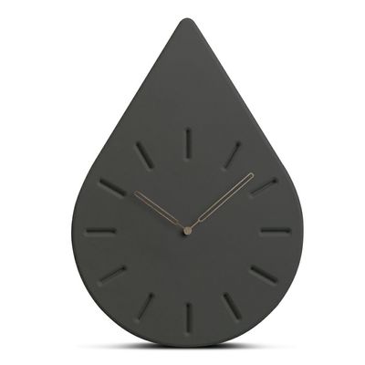 Reloj de pared de 5 mm negro Mdf Decoración para el hogar Reloj de pared silencioso