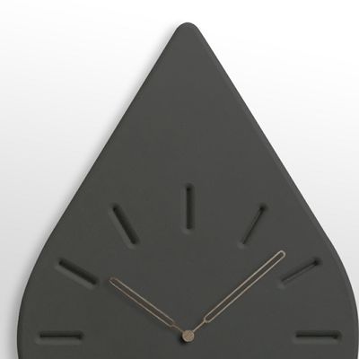 Reloj de pared de 5 mm negro Mdf Decoración para el hogar Reloj de pared silencioso