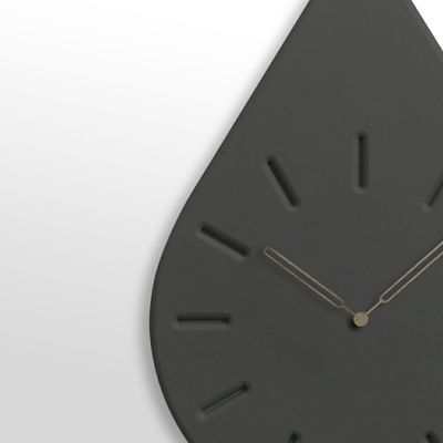 Reloj de pared de 5 mm negro Mdf Decoración para el hogar Reloj de pared silencioso