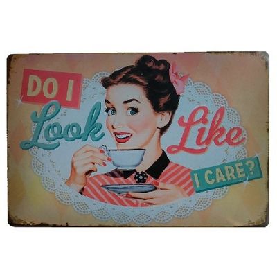 Negativo Positivo Retro carteleras de lata, cartel de metal para la pared Cafetería Casa Bar Club Pub Hotel Jardín Cocina Decoración Navidad