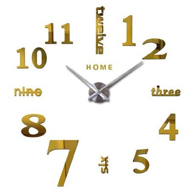Reloj de pared digital árabe moderno Decoración para el hogar Reloj de pared colgante grande