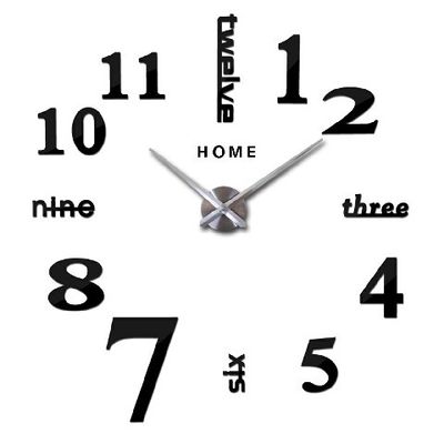 Reloj de pared digital árabe moderno Decoración para el hogar Reloj de pared colgante grande
