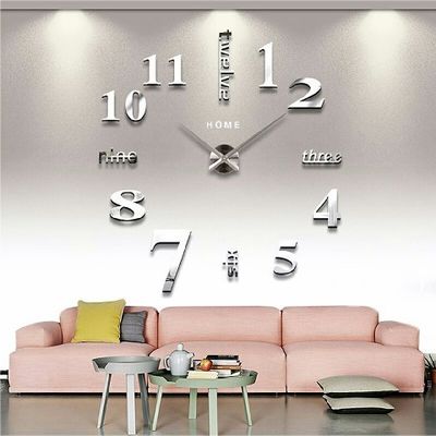 Reloj de pared digital árabe moderno Decoración para el hogar Reloj de pared colgante grande