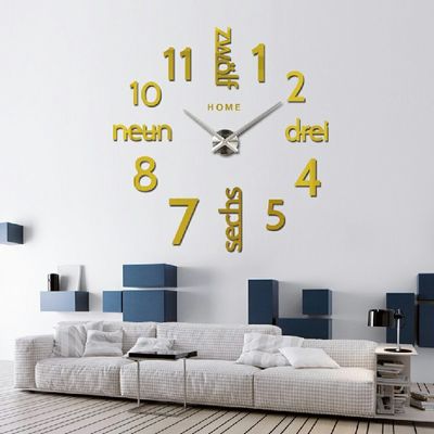 Reloj de pared digital árabe moderno Decoración para el hogar Reloj de pared colgante grande