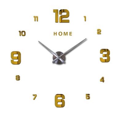 Reloj de pared para la cocina 3D Acrílico Cuarzo Diy Reloj de arte de pared