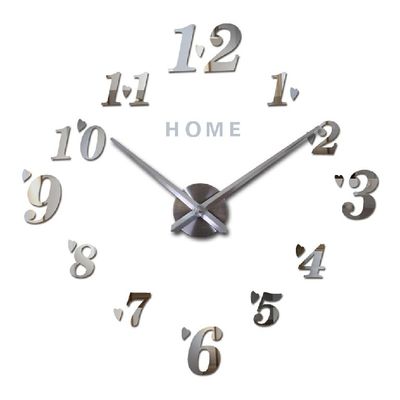 Cuarzo Diy Reloj de pared grande y elegante Reloj de pared de cocina decorativo Vintage
