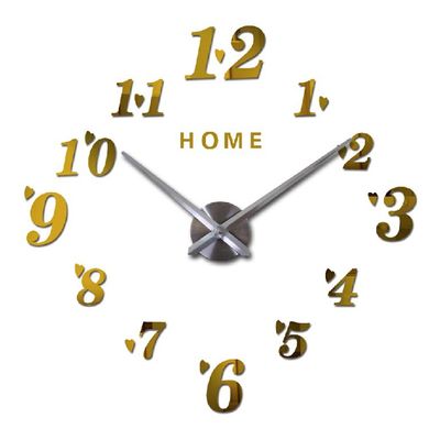 Cuarzo Diy Reloj de pared grande y elegante Reloj de pared de cocina decorativo Vintage