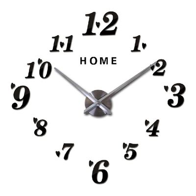 Cuarzo Diy Reloj de pared grande y elegante Reloj de pared de cocina decorativo Vintage