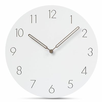 Nuevo reloj de pared de madera Slient MDF Reloj de pared personalizado