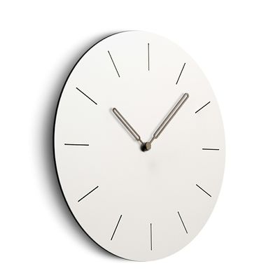 Reloj de pared de madera de 12 pulgadas silencioso para el salón