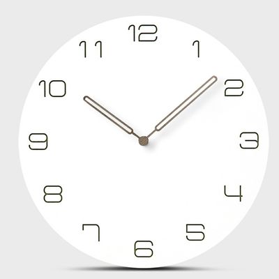 Reloj de pared moderno de diseño de madera