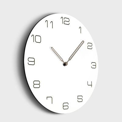 Reloj de pared moderno de diseño de madera