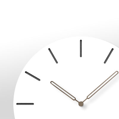 30cm Nordic Simple Blanco Grande Elegante Reloj de Pared MDF Redondo Reloj de Pared colgante