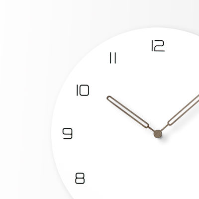 Reloj de pared de madera de MDF