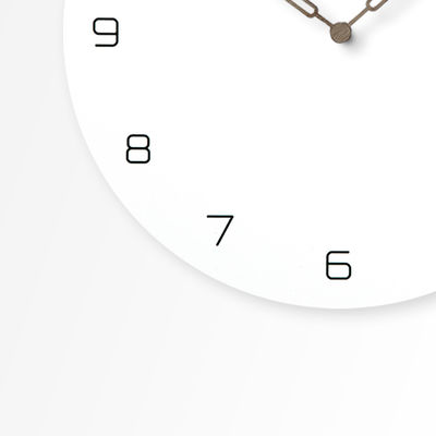 Reloj de pared de madera de MDF