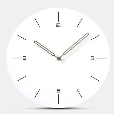 Relojes de pared modernos de 12 pulgadas simples circulares para decoración del hogar Relojes de pared para cocina