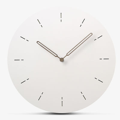Reloj de pared colgante europeo de MDF sin tictac Reloj de pared de oficina de habitación simple y concisa Decoración del hogar Reloj de pared de casa