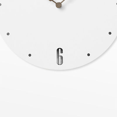 Reloj de pared moderno simple de estilo europeo Rondo Blanco Reloj colgante grande