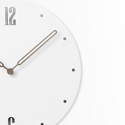 Reloj de pared moderno simple de estilo europeo Rondo Blanco Reloj colgante grande
