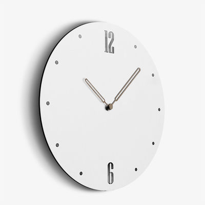 Reloj de pared moderno simple de estilo europeo Rondo Blanco Reloj colgante grande