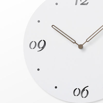 Moderna exquisita artística muda gran reloj de pared colgante decoración para el hogar relojes de pared personalizados