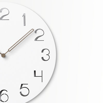 Números árabes nórdicos Reloj de pared moderno Decoración de sala de estar de madera Relojes de pared para sala de estar