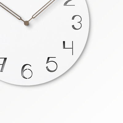 Números árabes nórdicos Reloj de pared moderno Decoración de sala de estar de madera Relojes de pared para sala de estar