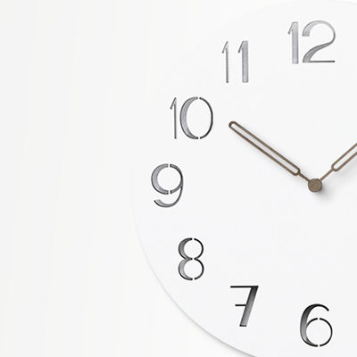 Números árabes nórdicos Reloj de pared moderno Decoración de sala de estar de madera Relojes de pared para sala de estar
