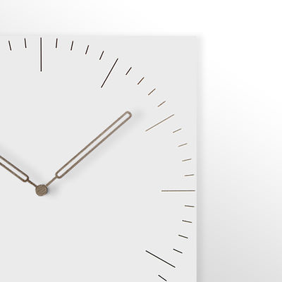 Breve Reloj de pared moderno Salón de estar Cuarzo Cuadrado decorativo Cocina Reloj de pared Madera Reloj de pared mudo