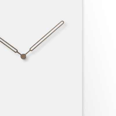 Reloj de pared cuadrado con números tallados Reloj de pared de madera nórdico de 12 pulgadas