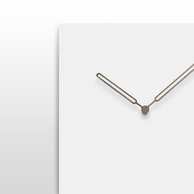 Reloj de pared cuadrado con números tallados Reloj de pared de madera nórdico de 12 pulgadas