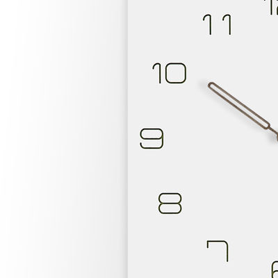 Relojes de pared cuadrados de cocina de estilo europeo de cuarzo silencioso para el hogar decorativo reloj de pared moderno