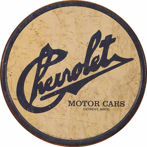 Signo de metal redondo, placas metálicas decorativas placas de pared colgantes cartel de estaño de automóvil